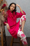 RUFFLED KURTA SET